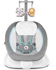 Шезлонг – електрокачель Lionelo Pascal Grey Scandi